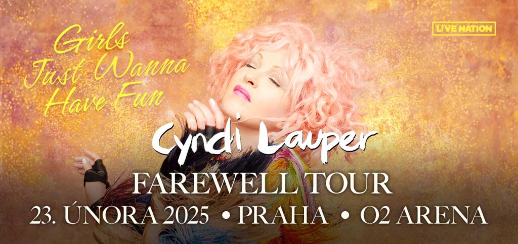 Concert à Prague en 2025 -- Cindy Lauper